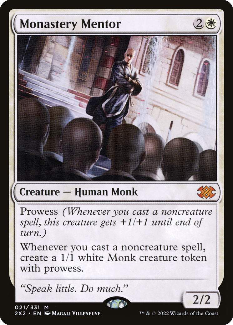 Monastery Mentor [Double Masters 2022] Foil