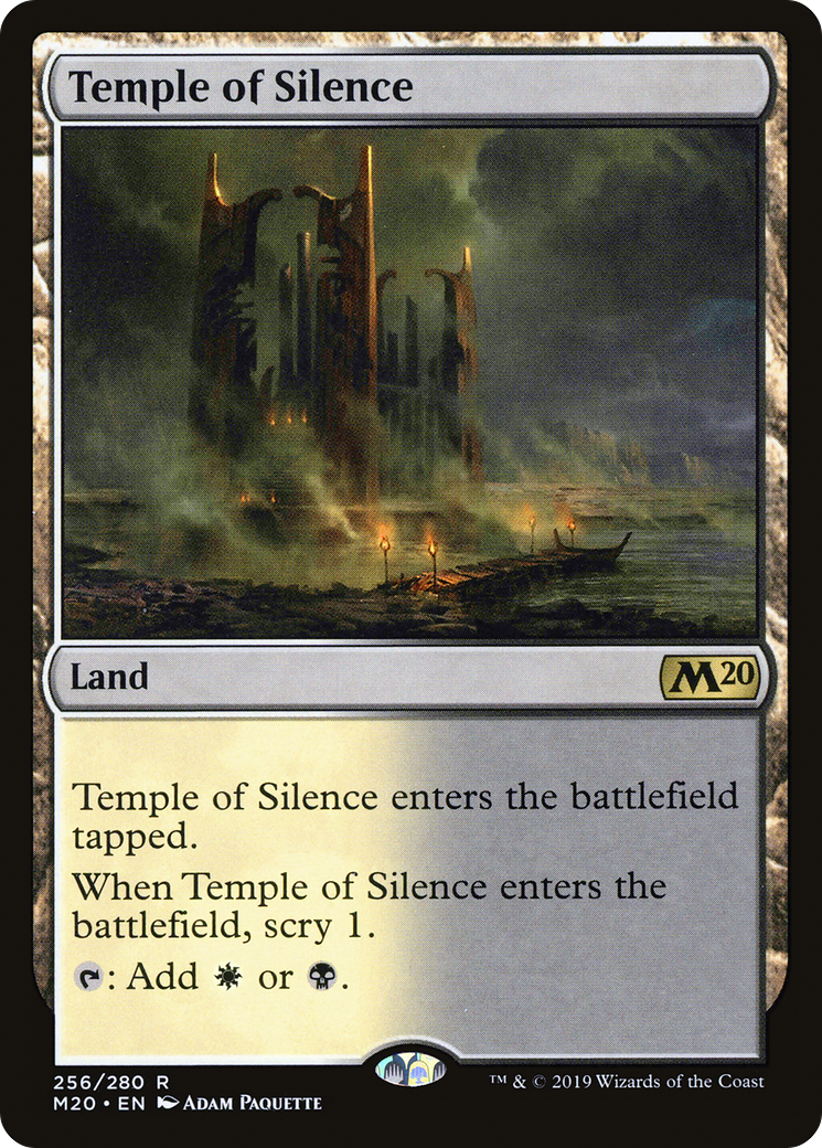 Temple of Silence [Core Set 2020] Foil