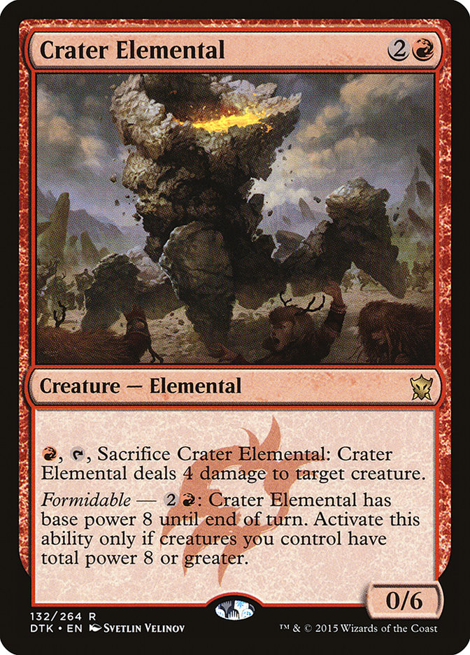 Crater Elemental 132/264 (Dragons of Tarkir) 