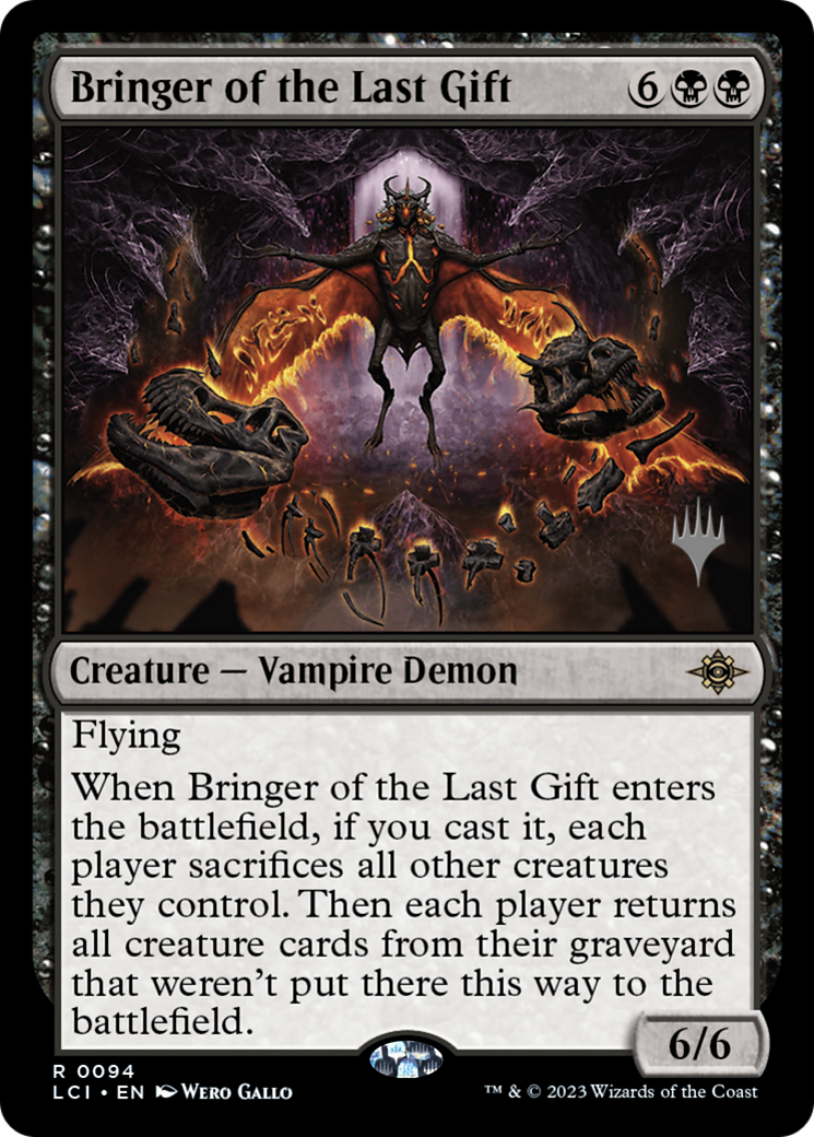 Bringer of the Last Gift (Promo Pack) [The Lost Caverns of Ixalan Promos] Foil
