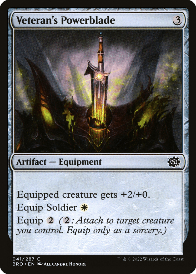 Veteran's Powerblade [The Brothers' War] Foil