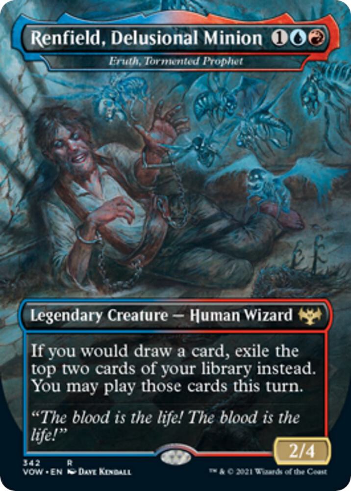 Renfield Delusional Minion Eruth Tormented Prophet 342/277 (Innistrad: Crimson Vow)  - Foil