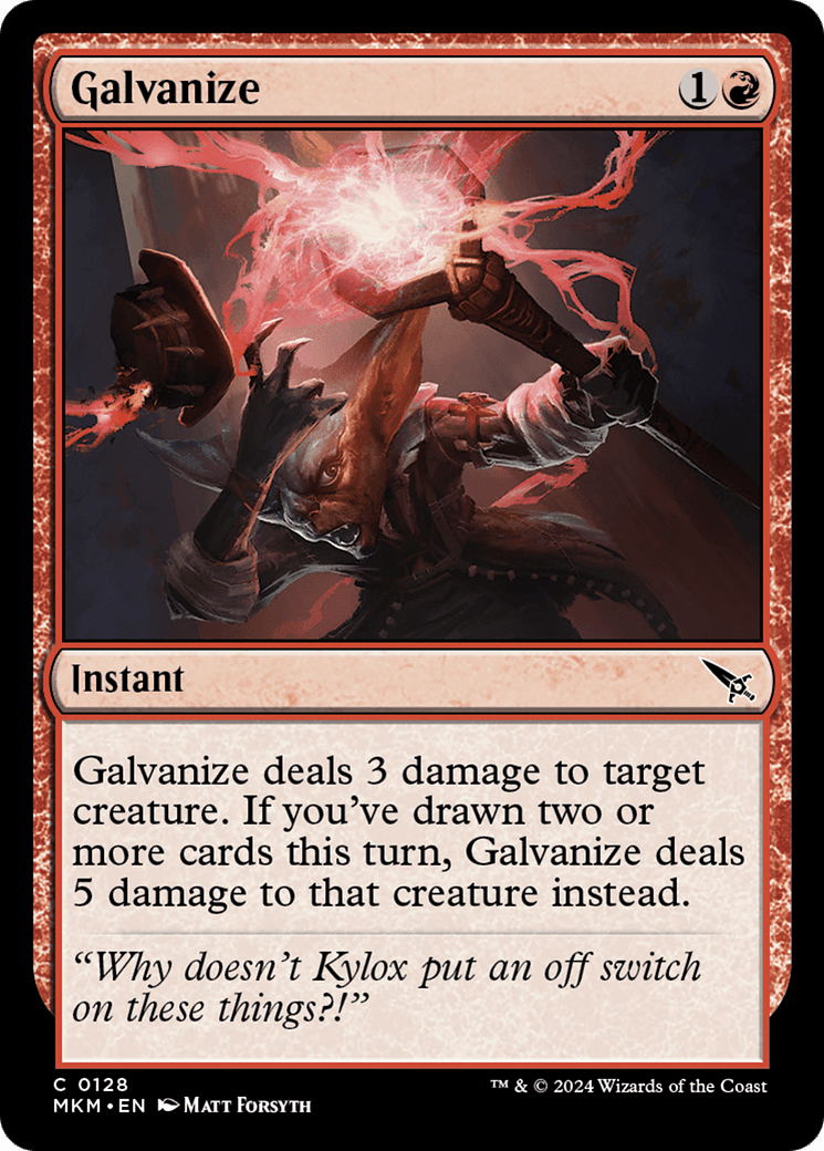 Galvanize [Murders at Karlov Manor] Foil