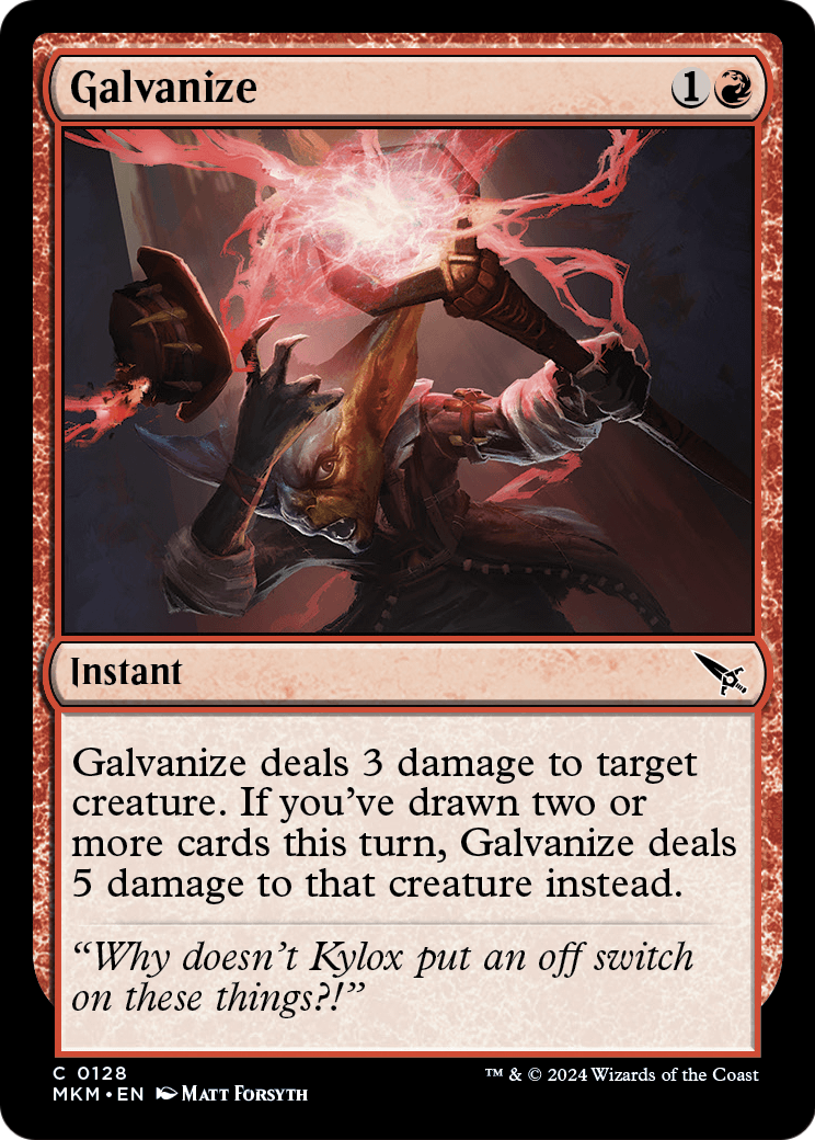 Galvanize [Murders at Karlov Manor] Foil