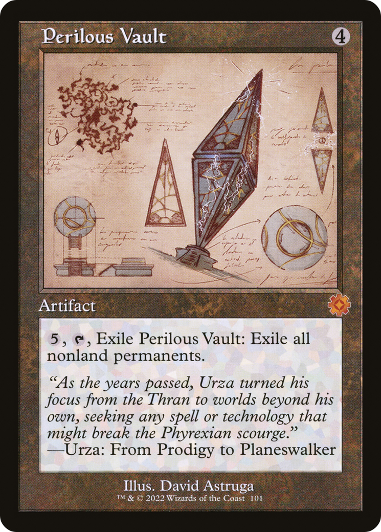 Perilous Vault (Retro Schematic) [The Brothers' War Retro Artifacts] Foil