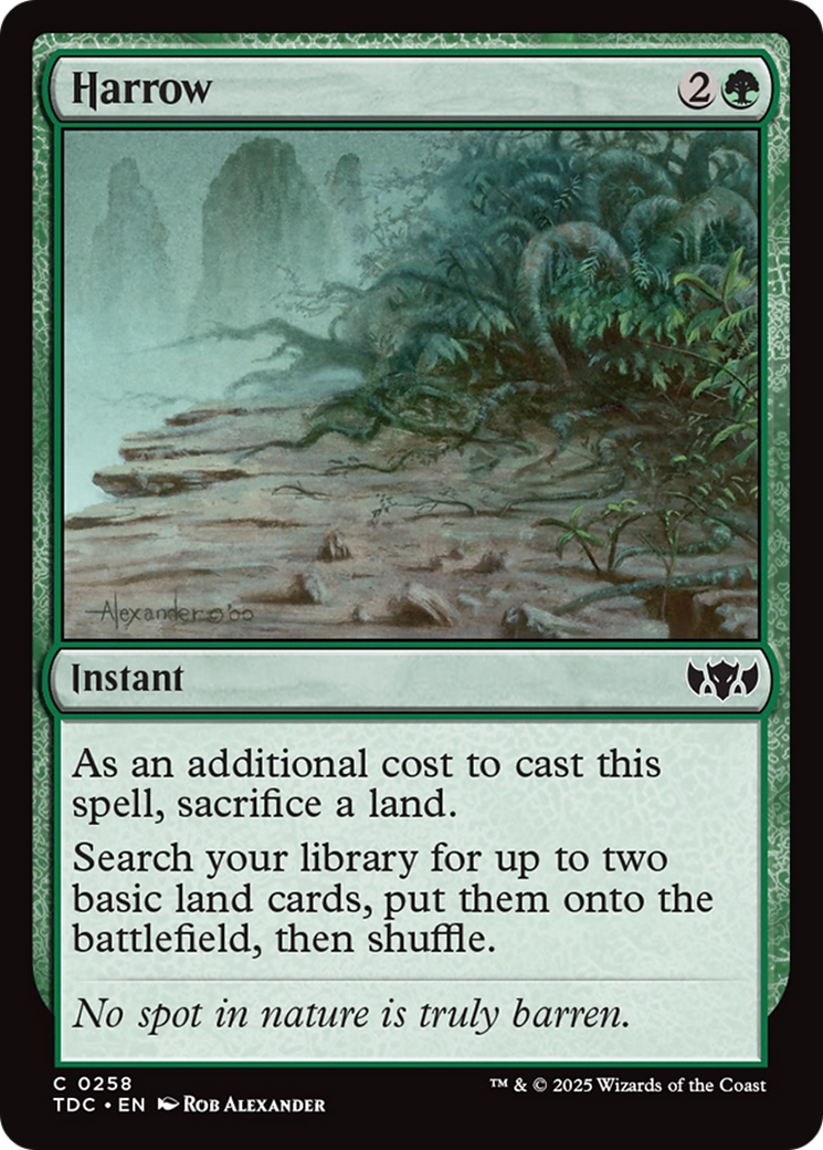 Harrow (254) [Commander: Tarkir: Dragonstorm]