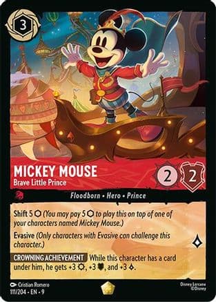 Mickey Mouse - Brave Little Prince | Cold Foil (111/204) [Fabled]