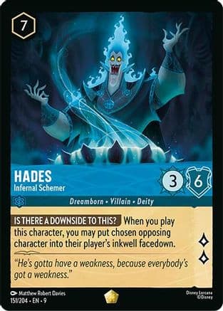 Hades - Infernal Schemer | Cold Foil (151/204) [Fabled]