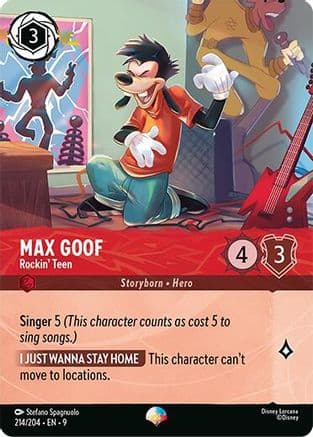 Max Goof - Rockin' Teen (Epic) | Holofoil (214/204) [Fabled]