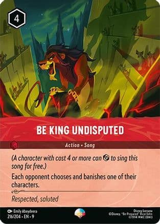 Be King Undisputed (Epic) | Holofoil (216/204) [Fabled]
