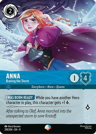 Anna - Braving the Storm (Epic) | Holofoil (218/204) [Fabled]