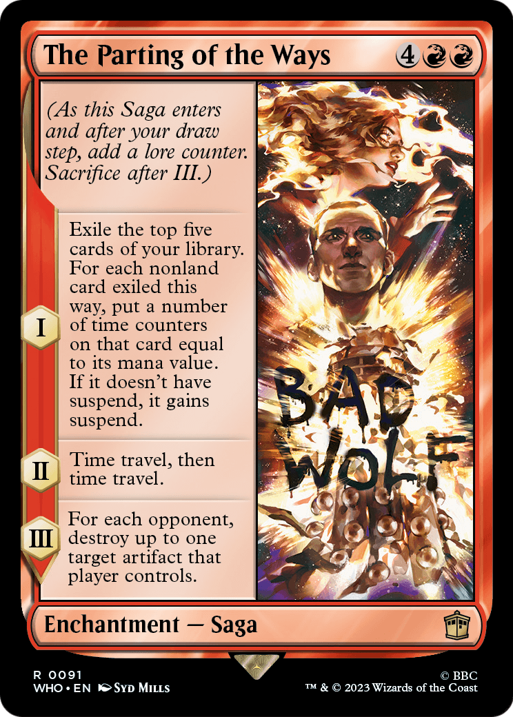 The Parting of the Ways [Doctor Who] Foil