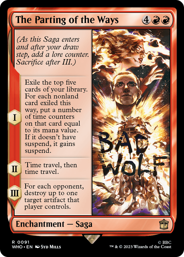 The Parting of the Ways [Doctor Who] Foil