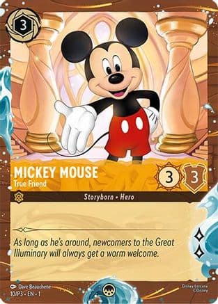 Mickey Mouse - True Friend (Disney Cruise Promo) | Holofoil (10/P3) [Disney Lorcana Promo Cards]
