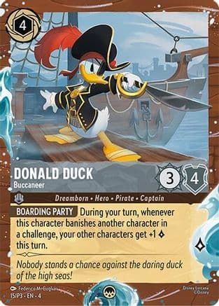 Donald Duck - Buccaneer (Disney Cruise Promo) | Holofoil (15/P3) [Disney Lorcana Promo Cards]