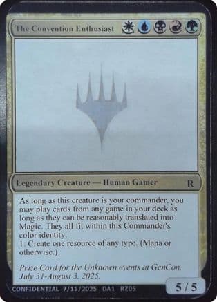 The Convention Enthusiast |  () [Un-Known Event Playtest Cards]
