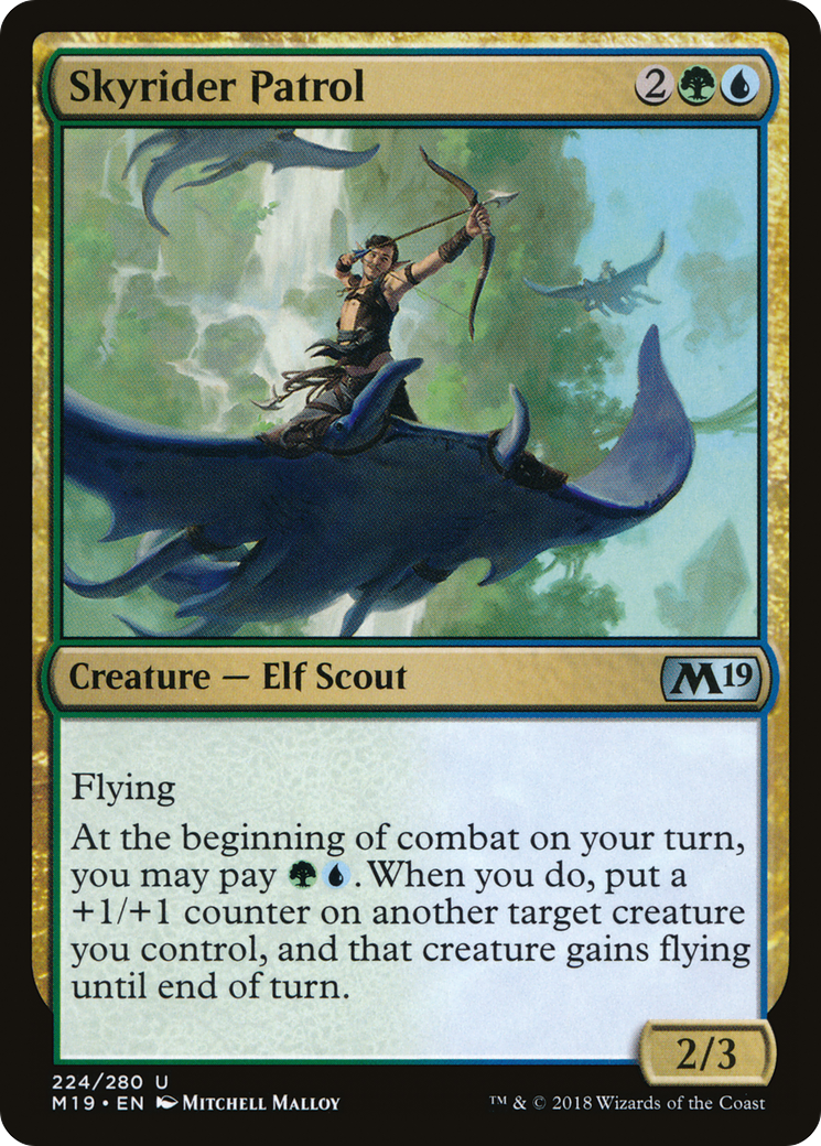 Skyrider Patrol [Core Set 2019] Foil