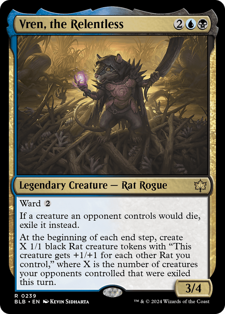 Vren, the Relentless [Bloomburrow] Foil