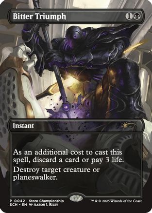 Bitter Triumph |  (042) [Game Day & Store Championship Promos]