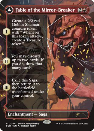 Fable of the Mirror-Breaker |  Foil (044) [Game Day & Store Championship Promos]