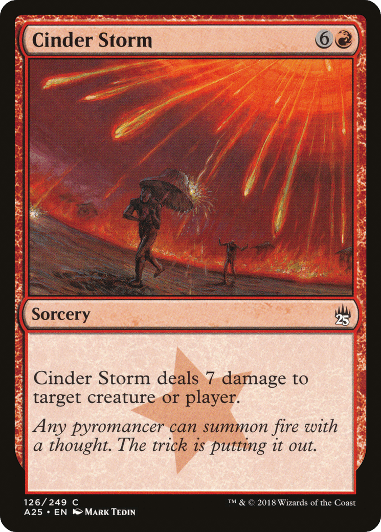 Cinder Storm [Masters 25] Foil