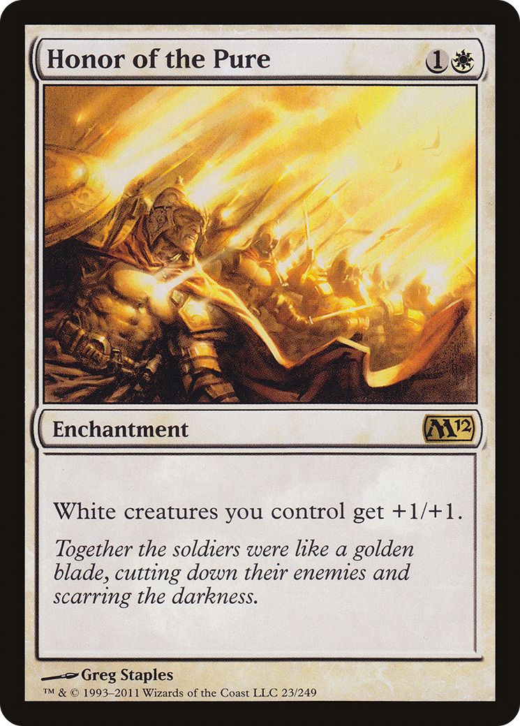 Honor of the Pure [Magic 2012] Foil