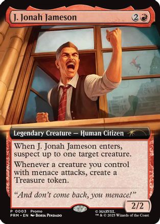 J. Jonah Jameson (Extended Art) |  (003) [Unique and Miscellaneous Promos]
