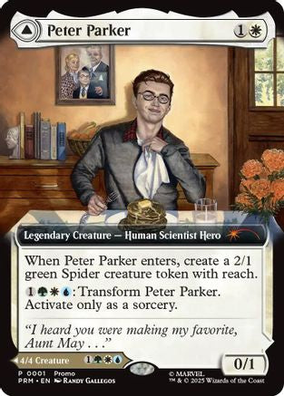 Peter Parker (Extended Art) |  (001) [Unique and Miscellaneous Promos]