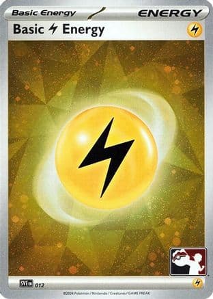 Basic Lightning Energy (Cosmos Holo) 012- Prize Pack Series Cards Holofoil