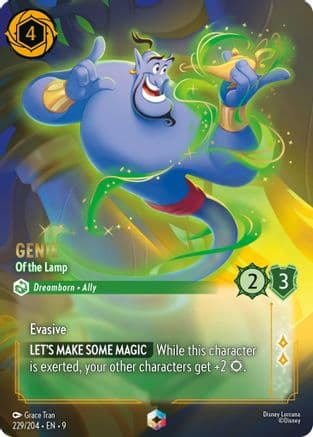 Genie - Of the Lamp (Enchanted) | Holofoil (229/204) [Fabled]