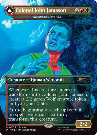 Colonel John Jameson - Huntmaster of the Fells (Borderless) |  Foil (003) [Media Promos]