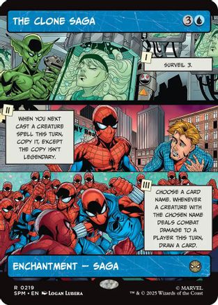 The Clone Saga (Borderless) |  Foil (219) [Marvel's Spider-Man]