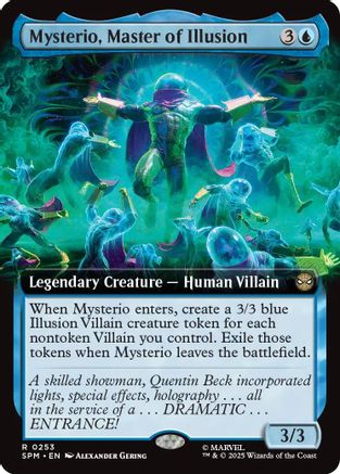 Mysterio, Master of Illusion (Extended Card) |  (253) [Marvel's Spider-Man]