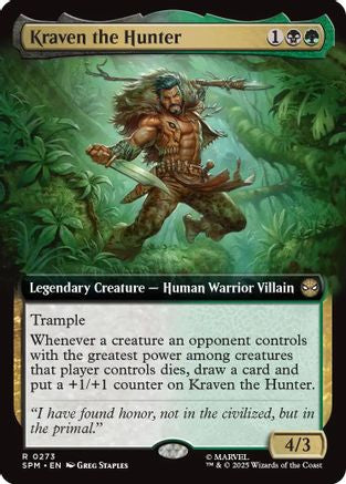 Kraven the Hunter (Extended Art) |  Foil (273) [Marvel's Spider-Man]