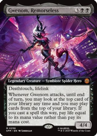 Gwenom, Remorseless (Extended Art) |  Foil (256) [Marvel's Spider-Man]