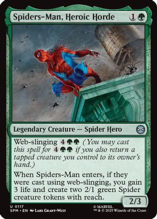 Spiders-Man, Heroic Horde |  Foil (117) [Marvel's Spider-Man]