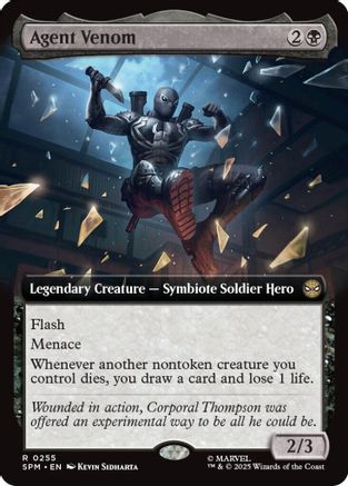 Agent Venom (Extended Art) |  Foil (255) [Marvel's Spider-Man]