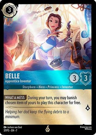 Belle - Apprentice Inventor | Cold Foil (37) [Disney Lorcana Promo Cards]