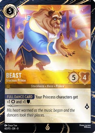 Beast - Gracious Prince | Holofoil (40) [Disney Lorcana Promo Cards]