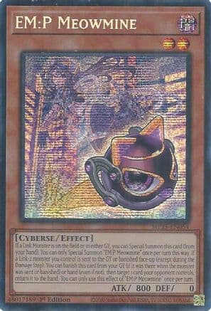 EM:P Meowmine | Prismatic Secret Rare (MP25-EN054) [2025 Mega-Pack]