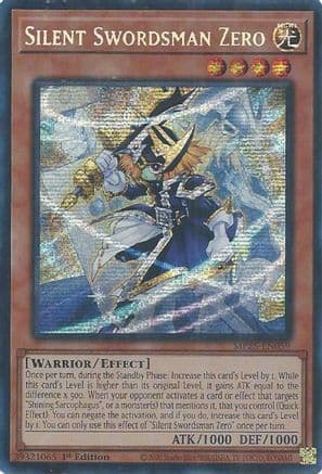 Silent Swordsman Zero | Prismatic Secret Rare (MP25-EN059) [2025 Mega-Pack]