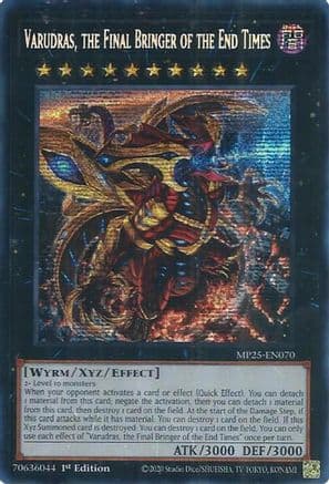 Varudras, the Final Bringer of the End Times | Prismatic Secret Rare (MP25-EN070) [2025 Mega-Pack]