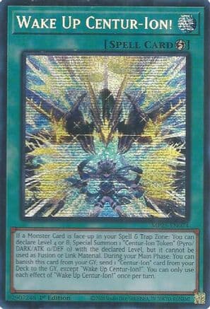 Wake Up Centur-Ion! | Prismatic Secret Rare (MP25-EN074) [2025 Mega-Pack]