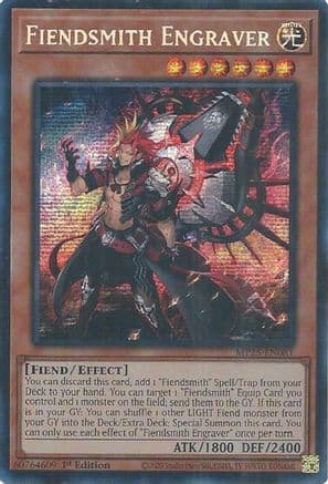 Fiendsmith Engraver | Prismatic Secret Rare (MP25-EN081) [2025 Mega-Pack]