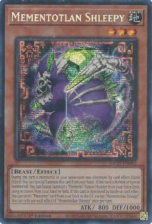 Mementotlan Shleepy | Prismatic Secret Rare (MP25-EN083) [2025 Mega-Pack]