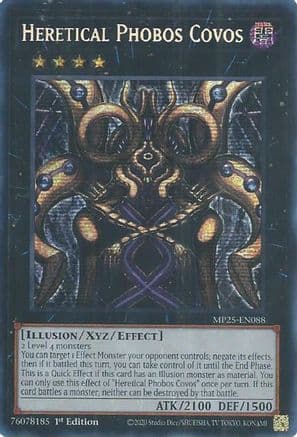 Heretical Phobos Covos | Prismatic Secret Rare (MP25-EN088) [2025 Mega-Pack]