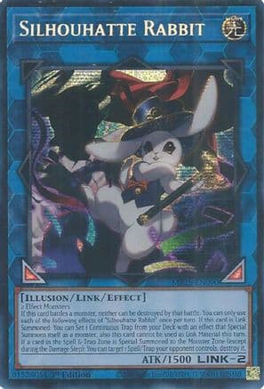 Silhouhatte Rabbit | Prismatic Secret Rare (MP25-EN090) [2025 Mega-Pack]