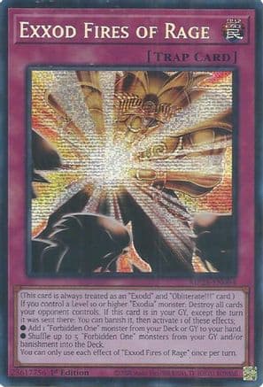 Exxod Fires of Rage | Prismatic Secret Rare (MP25-EN094) [2025 Mega-Pack]