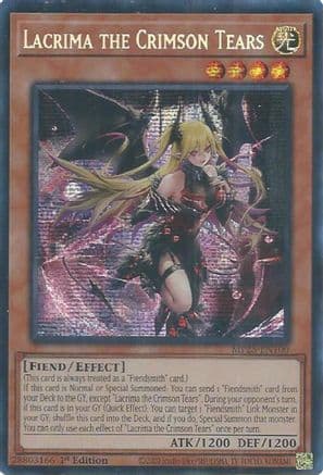 Lacrima the Crimson Tears | Prismatic Secret Rare (MP25-EN100) [2025 Mega-Pack]