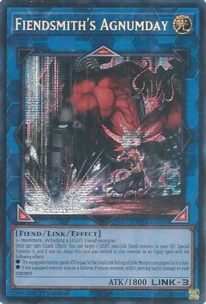 Fiendsmith's Agnumday | Prismatic Secret Rare (MP25-EN109) [2025 Mega-Pack]